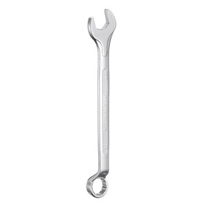 Unique Bargains CR-V Steel Nickel Plated Metric 12-Point Box End Combination Wrench - 1 of 4