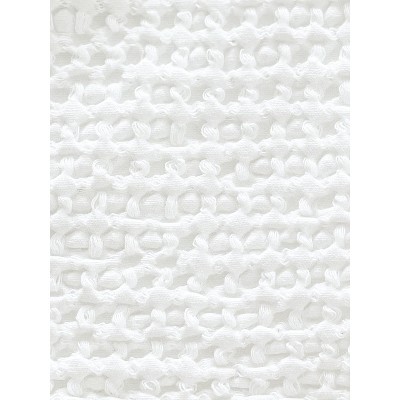White Cotton Waffle Down Alternative Euro Pillow