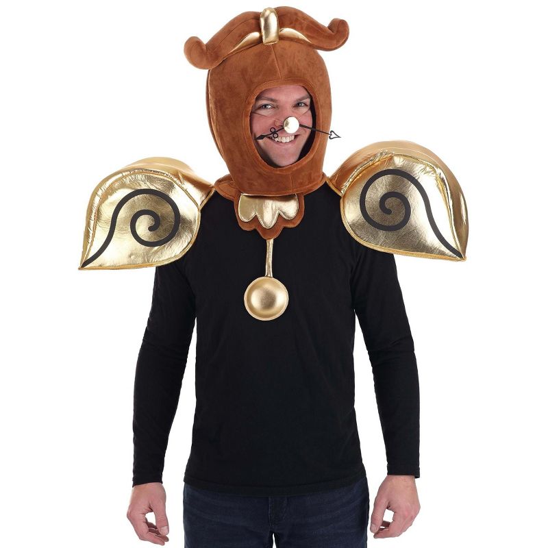 HalloweenCostumes.com    Beauty and the Beast Cogsworth Costume Kit for Adults, Black/Brown/Orange, 1 of 11