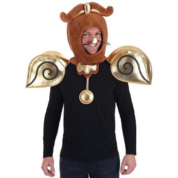 HalloweenCostumes.com    Beauty and the Beast Cogsworth Costume Kit for Adults, Black/Brown/Orange