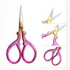 Unique Bargains Women Embossed Scissors Eyebrow Trimmer Scissors 1 Pc - 3 of 3