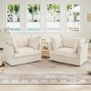 NicBex Couches for Living Room Single Deep Seat Sofa Couch Fabric Slip-covered Armchair with 1 Big Back Cushion and 2 Big Toss Pillows - 4 of 4