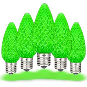Novelty Lights C9 LED Faceted Christmas Replacement Bulbs Dimmable - 1 of 4