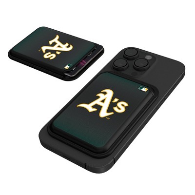 Keyscaper MLB American League Teams Linen Black Magnetic Credit Card Wallet