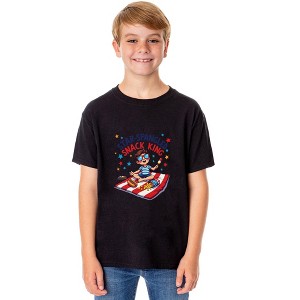 Star-Spangled Snack King Boys' 4th of July Short-Sleeve T-Shirt - 1 of 4