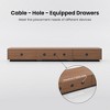 POVISON 102.36''Modern Electric TV Stand with Ultra-short Throw Projector Cabinet, Premium Wooden Material - 4 of 4