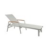2-Piece Outdoor Mesh Chaise Lounge Chairs, Adjustable Large Chaise Lounges for Patio, Poolside or Garden Relaxation and Sunbathing-Maison Boucle - 4 of 4
