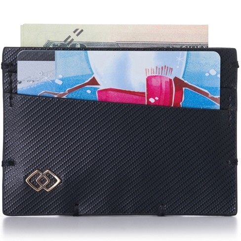 Alpine Swiss Set of 2 Wallet Inserts 6 Pages Credit Card Holder