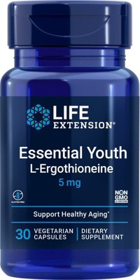 Essential Youth L-Ergothioneine by Life Extension  -  30 VegCap