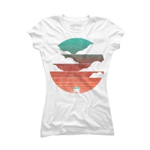 Junior's Design By Humans Driving into the sunset By radiomode T-Shirt - 1 of 3