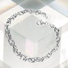 Ross-Simons 14kt White Gold Interlocking Double-Oval Link Bracelet - 3 of 4