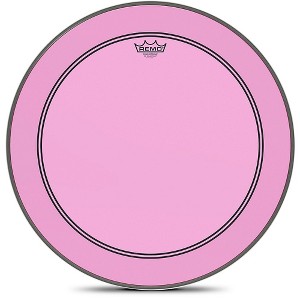 Remo Powerstroke P3 Colortone Pink Bass Drum Head - 1 of 3