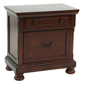 ORRD Nightstand, Classic Style Nightstand, 2 Drawer Side Table - 1 of 4