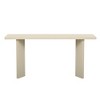 Stylish Console Table with Pine Veneer Top and Geometric Legs, Modern Minimalist Entryway Table for Living Room, Study, and Dining Room - 3 of 4
