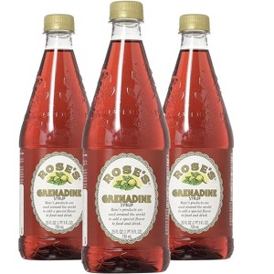 Rose’s Grenadine Syrup 25OZ Bottle, | Perfect for Cocktails, Beverages, and Mixers - 1 of 4