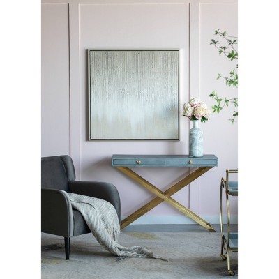 Golden Sunshine Hand-Painted Abstract Canvas Wall Art