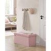 SONGMICS 30" Storage Ottoman Bench Ottoman with Storage Footstool Hold up to 660 lb for Bedroom Living Room - 3 of 4