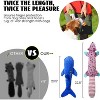 Nocciola 5 PCS Jungle Series Plus Squeaky Stuffless Dog Toys, Belly Pouch to Hold Bottles for Bonus Crinkle, Durable Dog Toys for Aggressive Chewers - 2 of 4
