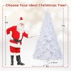 Eco-Friendly Artificial Christmas Tree with Full PVC Branches, Stable Metal Stand, Easy Setup Design for Indoor and Outdoor Holiday Décor - 2 of 4