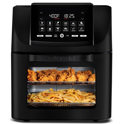 Gourmia All-in-One 14 QT Air Fryer, Oven, Rotisserie, Dehydrator with 12  Cooking Functions 