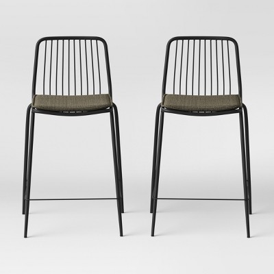 Black wire online stools