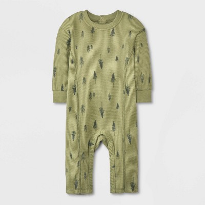 Image of Grayson Collective Baby Boys' Seamed Romper - Green 0-3M