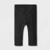 Toddler Girls' 2pk Adaptive Capri Leggings - Cat & Jack™ Black/Black - image 2 of 4