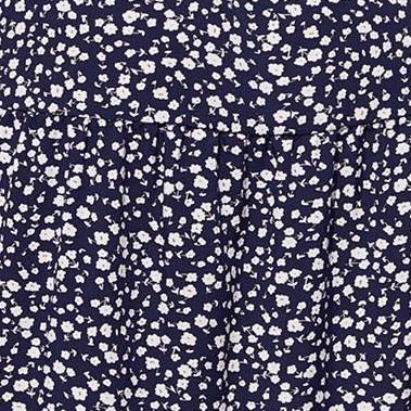 navy blue small floral
