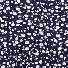 navy blue small floral