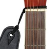 Unique Bargains Unique Bargains Faux Leather End Flower Print Electric Guitar Shoulder Strap with String - 3 of 4