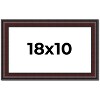 PosterPalooza | Linear Brown Picture Frame - UV Acrylic, Backing Board, Hanging Hardware Included - 2 of 4