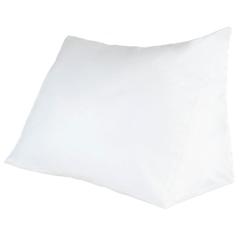 Hastings Home Down Alternate Reading Wedge Pillow - White, 2 of 6