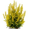 Unique Bargains Artificial Plants 3-Stem Lavender Plant Plastic 3.07"x3.07"x7.87" 1 Pc - 4 of 4