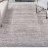 Clayton Coastal Solid Glam Shag Machine-Washable Rug - JONATHAN Y - 4 of 4