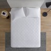 NicBex Pure Cotton Quilted White Mattress Pad for Cooling & Moisture Wicking,Bedroom Bed Mattress in a Box - 4 of 4