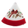 Christmas 20.0" Fabric Mini Tree Skirt Red Glitter Sequins Kurt S. Adler Inc  -  Tree Skirts - 3 of 3