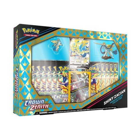 Pokemon Crown Zenith Shiny Zacian V Premium Figure Collection (11