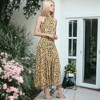 Anna-Kaci Women's Halter Neck Belted Ruffle Floral Print Maxi Dress - 2 of 4