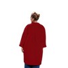 Women's Crinkle Cotton Long Sleeve Collar Button Up Tunic - Plus - On The Plus Side - 3 of 4
