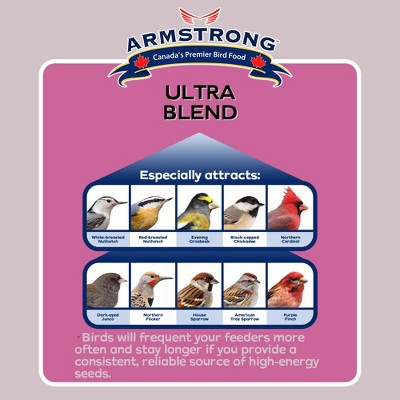 Armstrong Ultra Blend Wild Bird Seed 15.4 Pound Bag