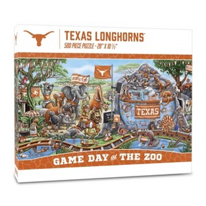 NCAA Texas Longhorns Game Day at the Zoo 500pc Jigsaw Puzzle - 1 of 3