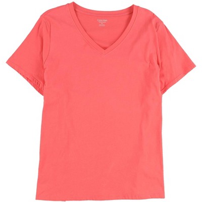 Calvin Klein Womens Solid Basic T-Shirt