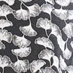 black white print