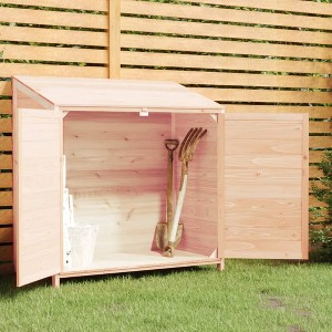 VidaXL Garden Shed 40.2"x20.5"x44.1" Solid Wood Fir - 1 of 4