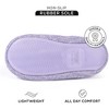 Roxoni Women’s Cozy Knit Memory Foam Slippers, Fleece Lined, Indoor Outdoor Rubber Sole - 3 of 4