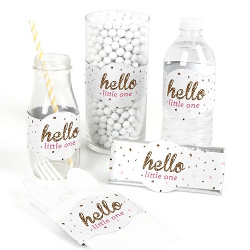 Big Dot Of Happiness Hello Little One - Pink And Gold - Girl Baby Shower  Decor And Confetti - Terrific Table Centerpiece Kit - Set Of 30 : Target