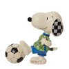 Jim Shore 3.25 In Snoopy Soccer Mini Peanuts Figurines - 2 of 3