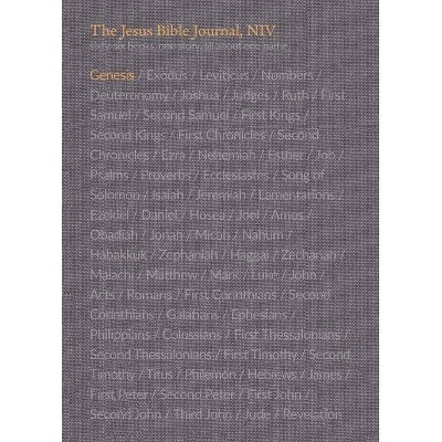 The Jesus Bible Journal, Genesis, Niv, Paperback, Comfort Print - by  Zondervan