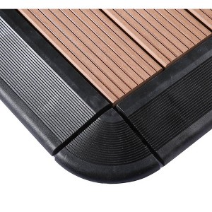 Courtyard Casual Tile Edge Kit (Black), 20 Edge and 4 Corners - 1 of 4