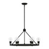Livex Lighting Lansdale 6 - Light Chandelier in  Black/Brushed Nickel - 4 of 4